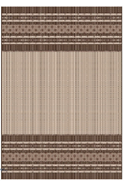 natura Covor cu model din iută 97119, maro, țesătură plată, antialergic, bucă...