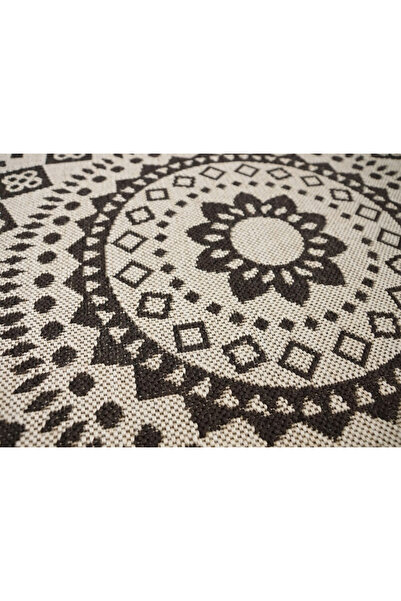 natura Round Carpet ModelNatura 19100‑19, Cream, Flat weave, Anti-allergic, Living room, Kitchen