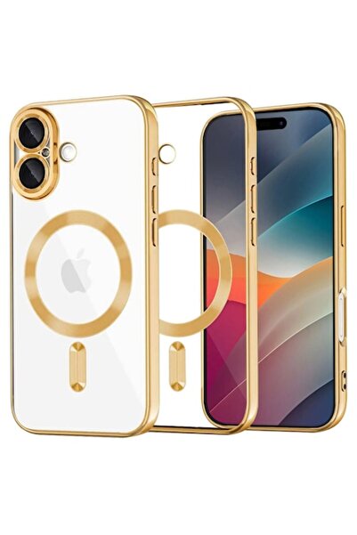 Stef's Cat Luxury Crystal MagSafe Case for iPhone 17 (F54) – Polyurethane, Gold