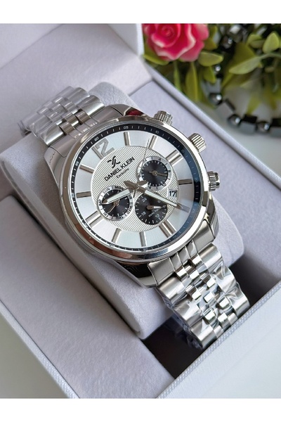 Daniel Klein Silver Color Exculisive Series All Functions Work Men's Wristwatch