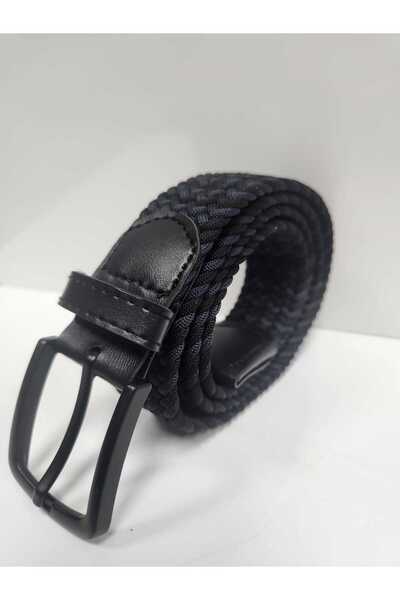 Duflon 3-Piece Men's Knitted Elastic Belt Set
