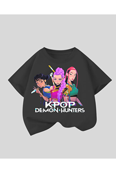 Touz Moda Μπλουζάκι KPop Demon Hunters Kids Design Unisex oversized