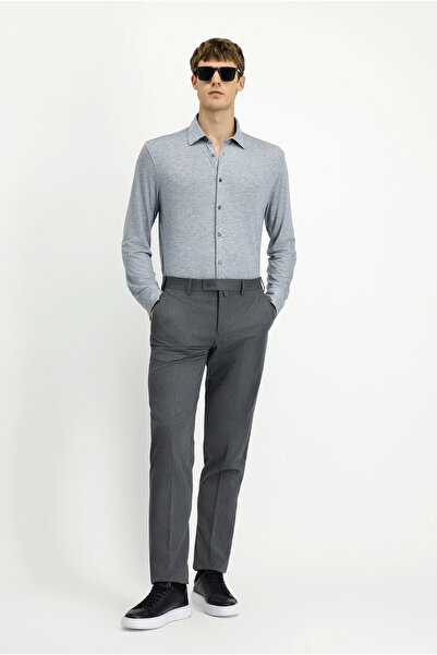 Kiğılı Long Sleeve Regular Fit Knitted Sports Shirt