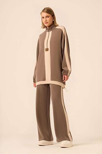 FTZ WOMEN Women's Imported Suit Brown 31248