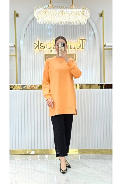 ayşe akay Basic İki İplik Kompakt Penye Tunik