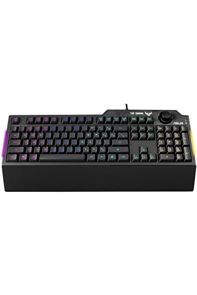 ASUS TUF K1 gaming keyboard, 5-zone RGB lighting
