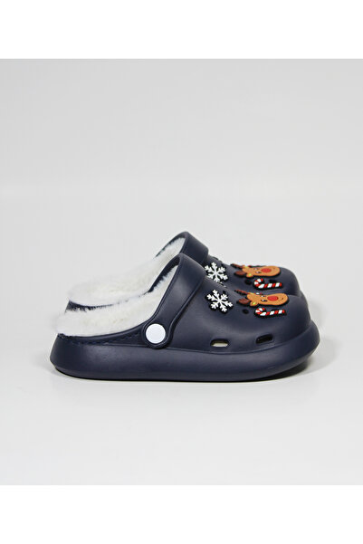 solariz Daily, Fur Inside, Orthopedic, Non-Slip Sole, Deer Figure Children's Sandals Slippers