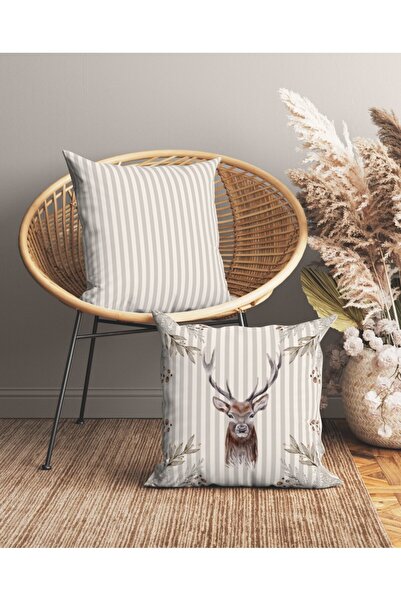 Club Cotton Christmas decorative cotton pillowcase, 45x45cm, Nick