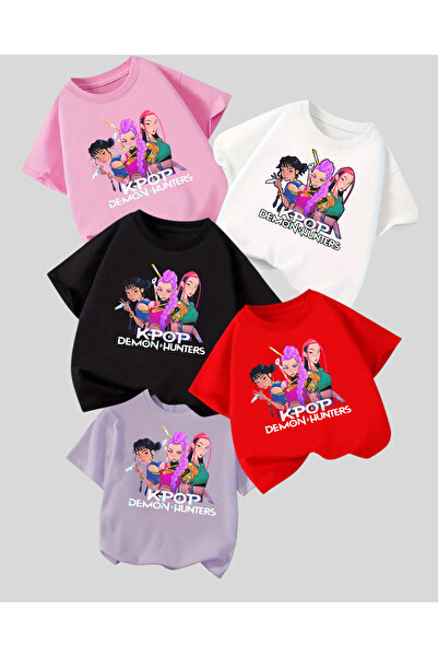 Touz Moda Μπλουζάκι KPop Demon Hunters Kids Design Unisex oversized