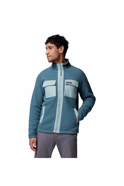 Columbia Juniper Peak™ Full Zip Fleece Mavi Erkek Outdoor Polar XE6508