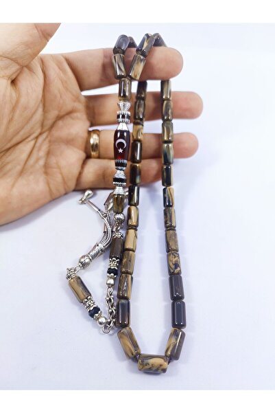 İskeçe Exclusive Şevket Alkan Masterpiece Silver Inlaid French Galalite Certified 8677