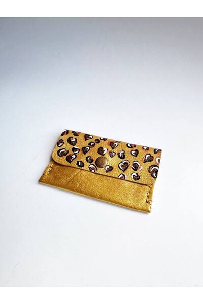 Saray design studio Deri kadin Kartlık El Yapımı