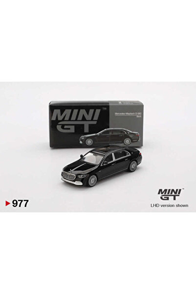 mini gt 1:64 Mercedes-Maybach S 680 Black Diecast Model Car Mgt00977