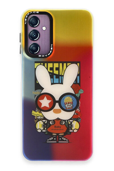 NewFace غطاء حماية لهاتف سامسونج جالاكسي A24 4G من NRTMSA بنمط إستوريل - إستو...