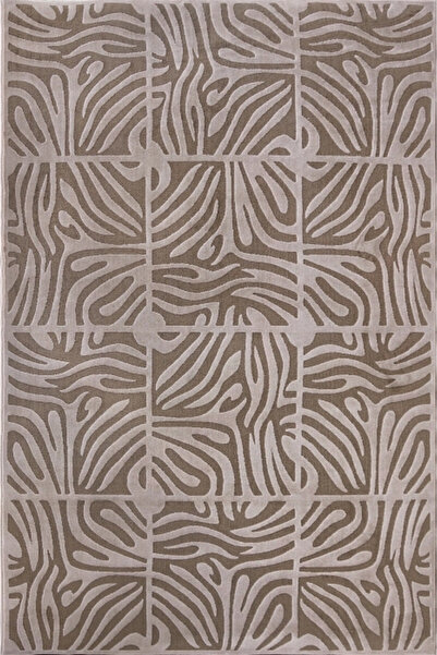 Sofia Carpet Model 41006-1103, Brown, 10 mm Thread, Anti-Allergic, Living Room, Bedroom, Dining Room, Office