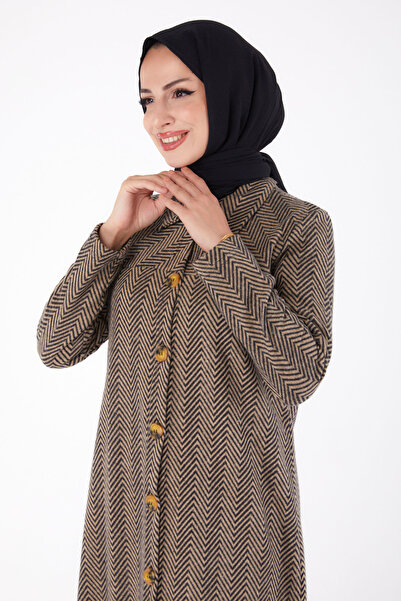 TOFİSA Düğmelı Kap Vizon - 27767-VIZON