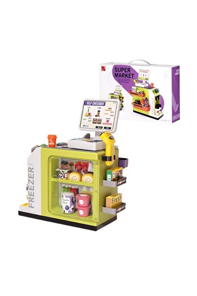 Robentoys Set de joacă Supermarket cu lumini și sunete, 46 de piese
