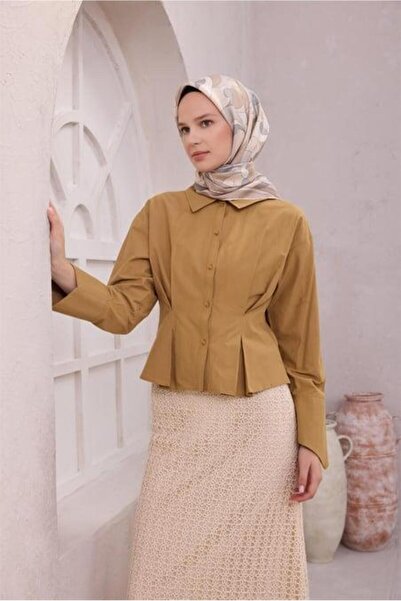 Belli Tivil Pure Silk Scarf 4213 - 84 Αφηρημένο σχέδιο σε γκρι κρεμ