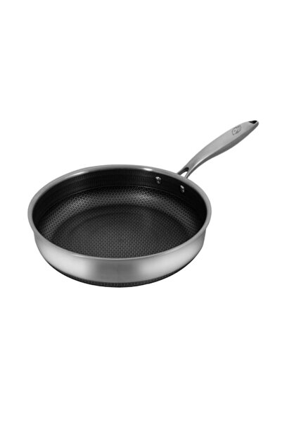 Oti Deep pan Hexa Magic, OTI, stainless steel, 28 cm, gray/black