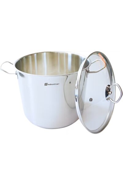SCHMITTER Stainless Steel Cylindrical Pot, 22 x 18 cm, 6.8 L