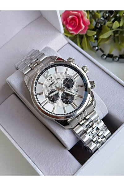 Daniel Klein Silver Color Exculisive Series All Functions Work Men's Wristwatch