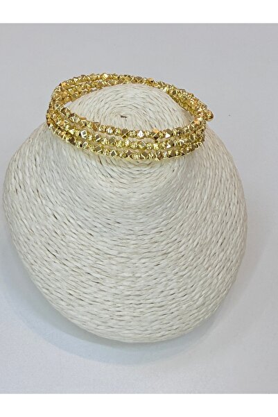 Çoklu gold bileklik trend moda
