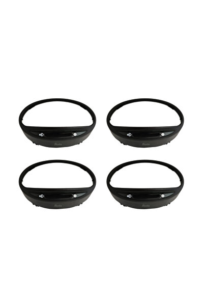 fkoto Focus 1 Uyumlu Kalorifer Izgara Çerçeve Takımı Siyah Renk 4 Adet 1998-2005