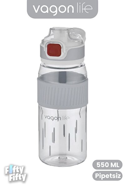 Vagonlife 550 ML Rahat İçim (Pipetsiz) Taşıma Kulplu Çocuk Su Matarası -VGN30...