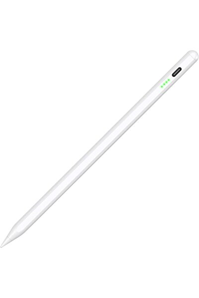INFOSUN قلم iPad Stylus (أبيض) - رفض راحة اليد، مغناطيسي، متوافق مع iPad 6-10، Air 3-5، Pr