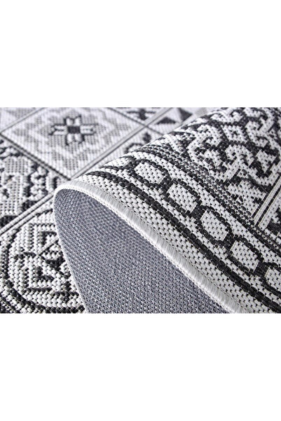 Flex Carpet ModelFlex19632‑08, Grey/Beige, Flat weave, Anti-allergic, Kitchen