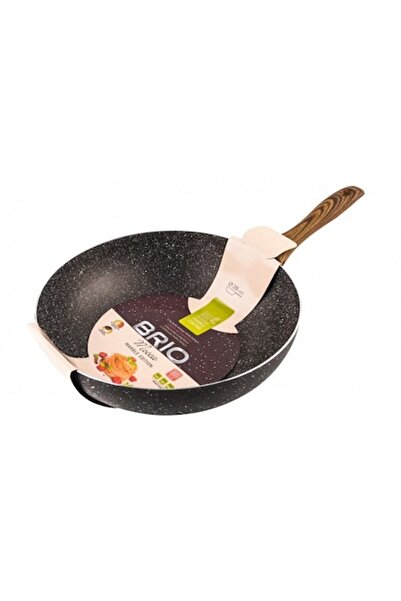 mocca Brio Stamped Wok Frying Pan 28 cm