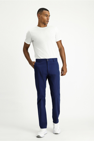Kiğılı Super Slim Fit Extra Slim Fit Lycra Canvas / Chino Trousers
