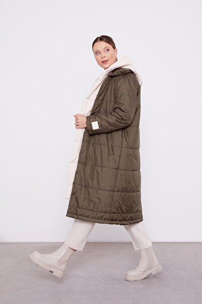 Levidor Khaki-Beige Double Color Inflatable Jacket