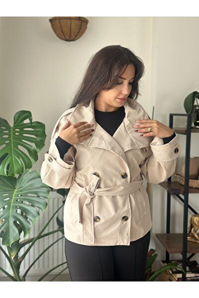 AYSAMOOD Kemerli Trençkot