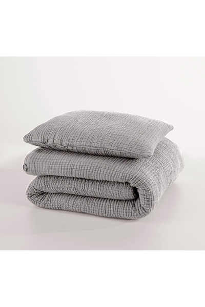 destinyhometex 100% Cotton 8-Layer Muslin Baby Duvet Cover Set