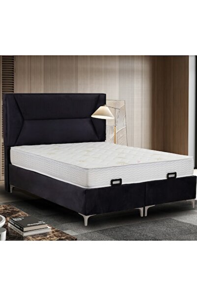 Previ Saltea ortopedică confortabilă cu aloe vera 80x200x22cm, spumă cu memorie 3cm, medie