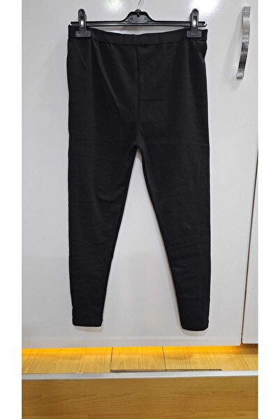 NUR TEKSTİL kadın gri anne beli lastikli etek altı kulanılan içi şardonlu pey...