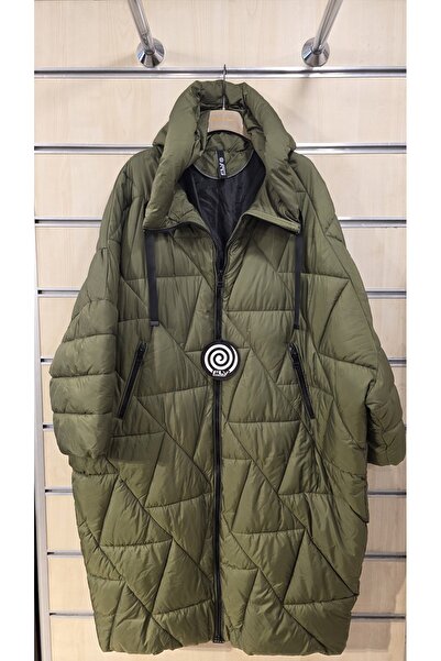 Park Moda Oversized Quilted Jacket with Zipper Pockets