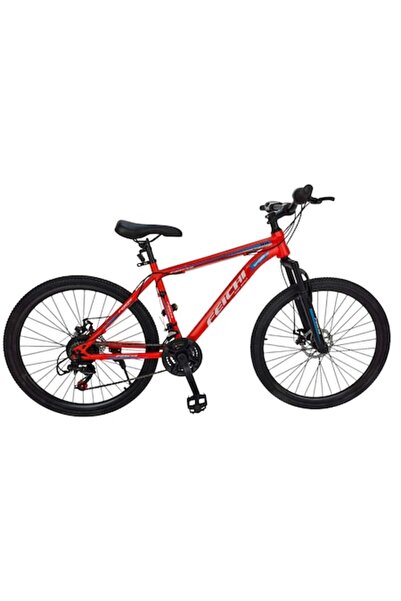 CARPAT BIKES RICH BIKE MTB 26" ERB224F2603C1 - 21 de viteze, suspensie față, frâne pe disc, roșu