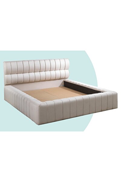 Mobilya Dükkanım Fetta 200x200 Çift Kişilik Karyola, Başlık Seti PV1314