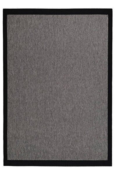 AYTEO Halı Sisal 1148 Gri Siyah Silinebilir Yumuşak Tuşeli Sisal Halı