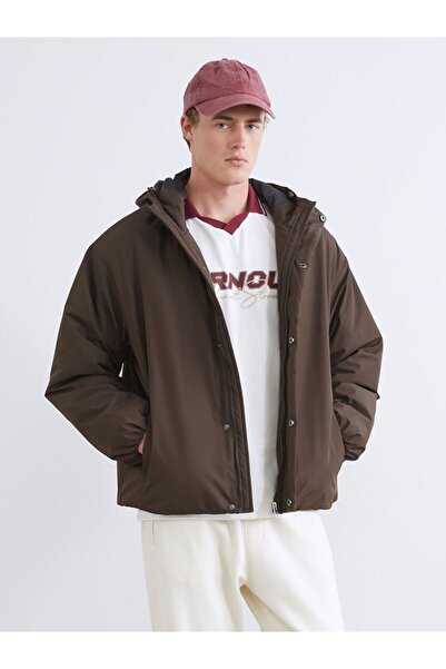 LC Waikiki Ανδρικό παλτό XSIDE Comfortable Fit Hooded