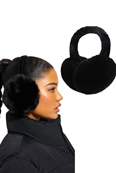 MODA Black Color Plush Earmuff