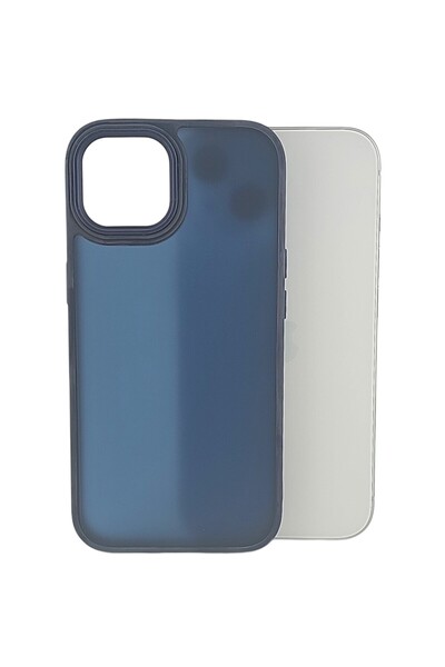 Flippy Защитен калъф Flippy за iPhone 15, сатенен мат, PC, син