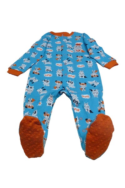 Pekkle Baby jumpsuit / onesie with superhero print Z63