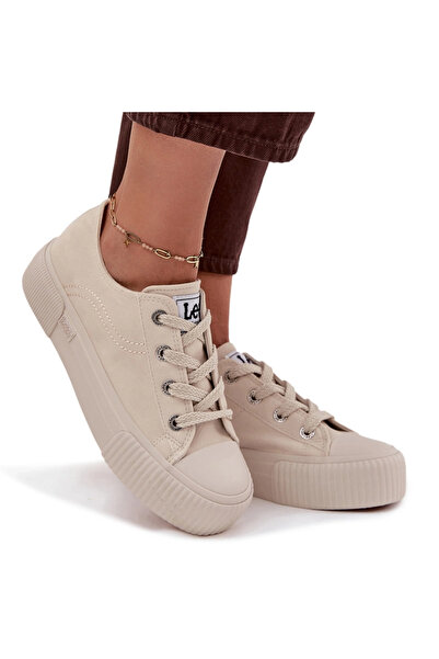 Lee Adidași dama pe platformă ISLA C WOMEN LOW 50253001.35E Bej 39