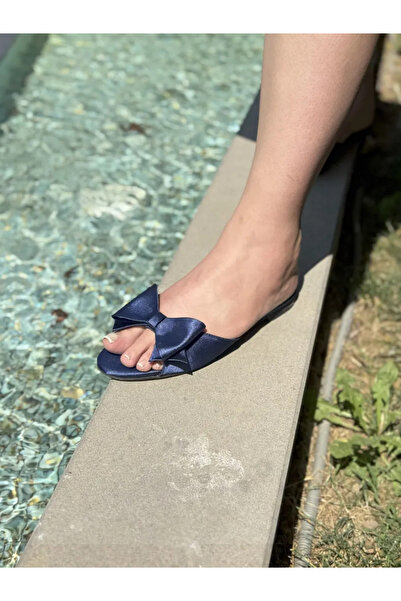 LOVE SHINE Cındy Flat Slippers Satin Stylish and Comfortable Large Size