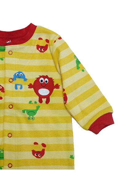 Pekkle Baby jumpsuit / onesie with monster print Z120