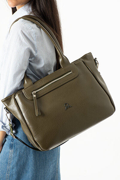 Suat Saraç Geantă Mega Kol bretea crossbody Geantă pentru femei, complet căpt...