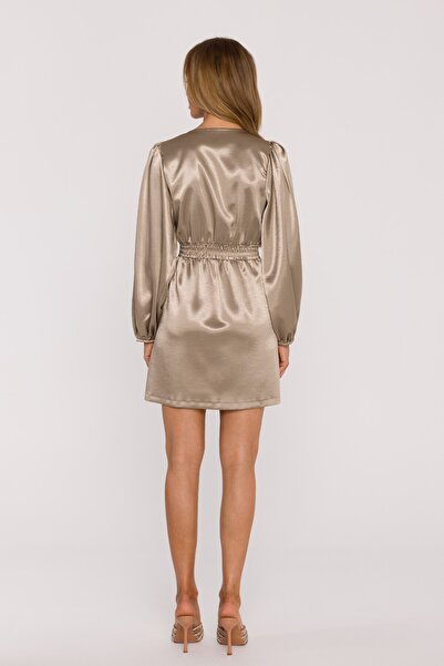 Made of Emotion M888 Mini dress with puff sleeves